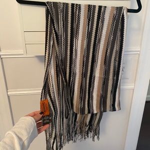 Missoni Chevron Fringe Scarf